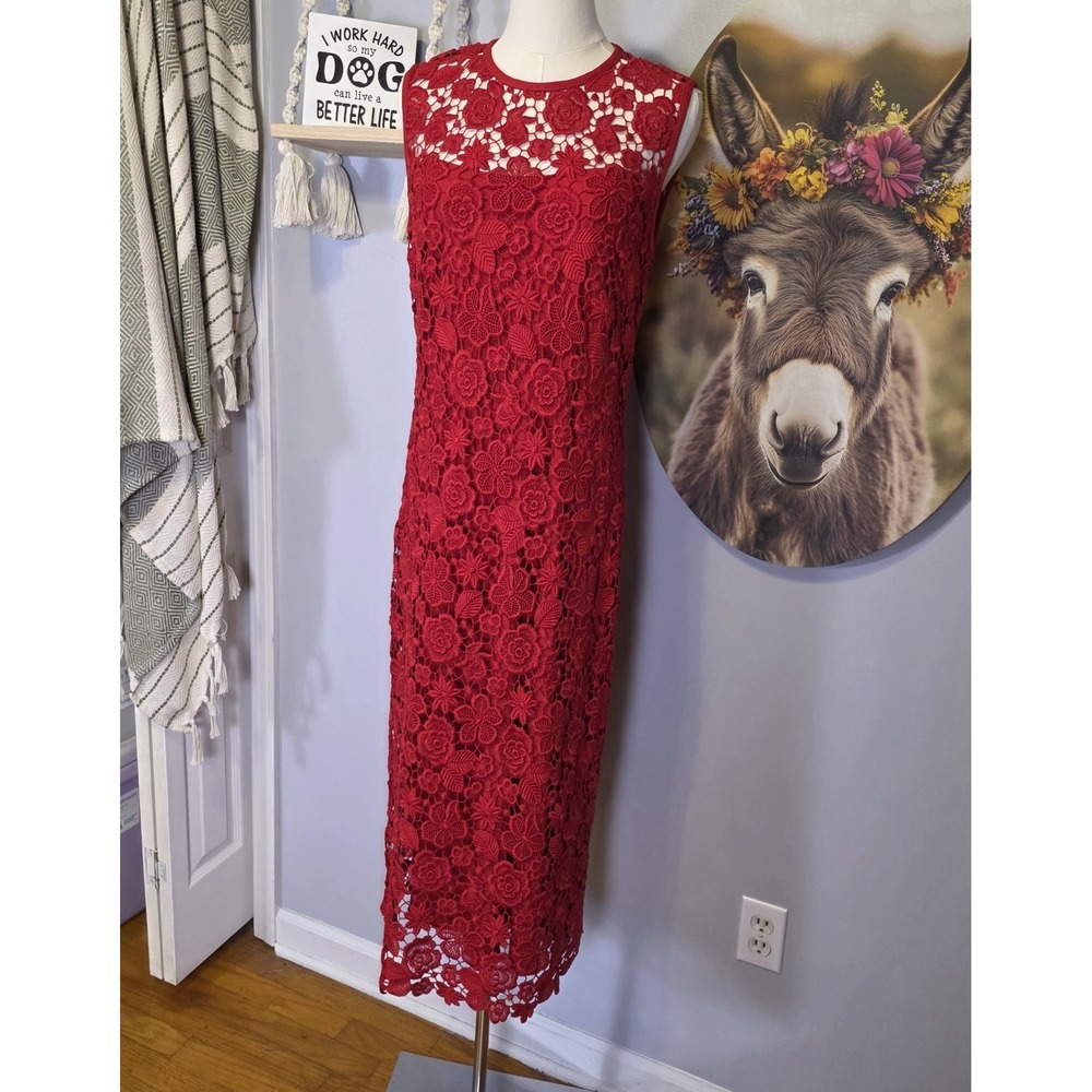 Ralph Lauren Purple Label Liesel Lace Sleeveless Cocktail Dress Size 12 $3,490